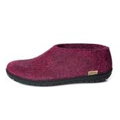 black gum sole cranberry slippers