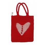 sac laine bouillie coeur