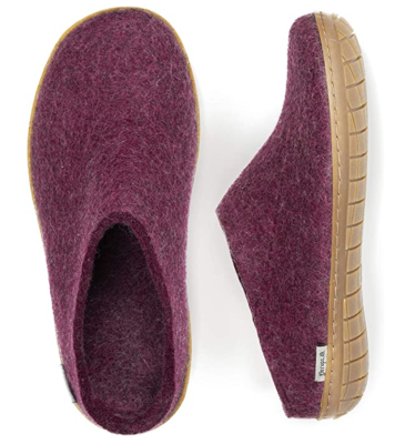 Mule cranberry semelle gomme BR07