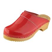Sabots Rouges clair vernis taille 41 large