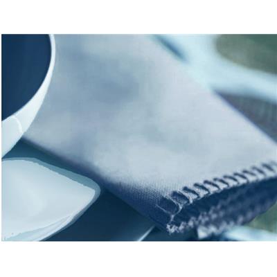 lot de 2 serviettes de table bleu