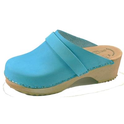 Sabots bleu turquoise 32