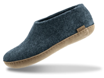 chaussons Anaïs jean semelle cuir A10