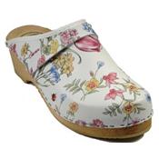 flowered clogs