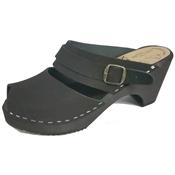 black open clogs 