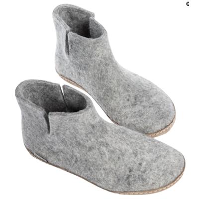 Bottines gris clair G01