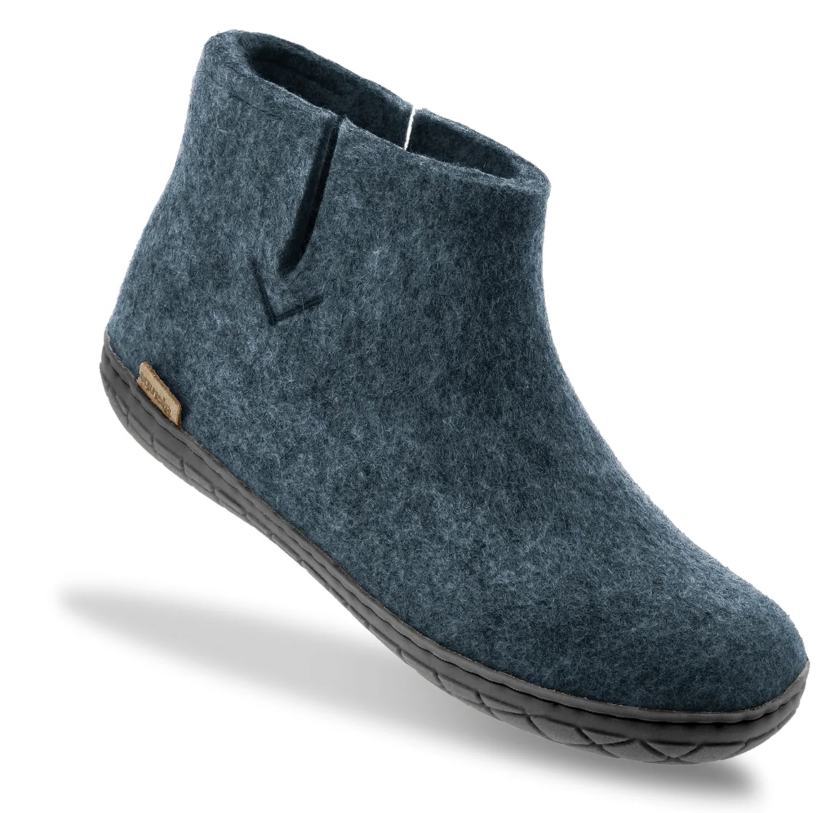 bottine-bleu jean semelle noire GR10-02