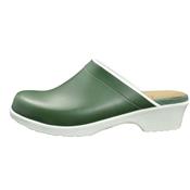 Mora green soft clogs