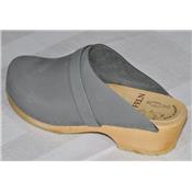 sabot nubuck vert de gris