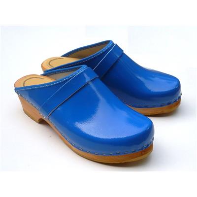 blue Clogs laquered