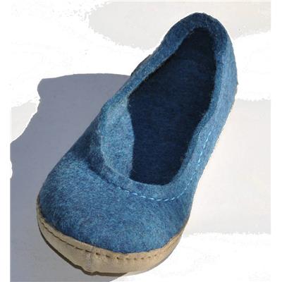 Chausson bleu ballerine tailles 37 et 42