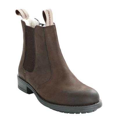 boots fourrées mouton cuir marron Sanna 36