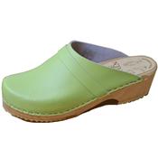 lime green clogs