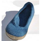 Chausson bleu ballerine tailles 37 et 42