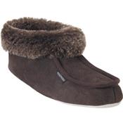 Brown fur Moa slipper