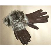 gants en mouton et nubuck