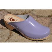 Violet Clogs varnished