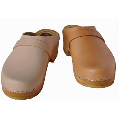 Sabots cuir naturel