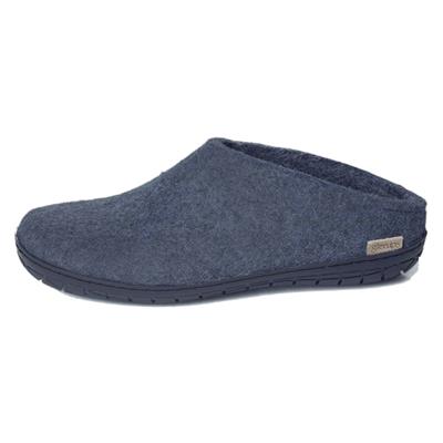 mule bleu jean semelle noire BR10-02