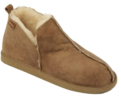 Pantoufle haute Annie cognac