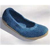 Chausson bleu ballerine tailles 37 et 42