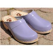 Violet Clogs varnished