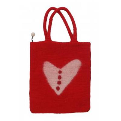 sac laine bouillie coeur