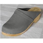 sabot nubuck vert de gris