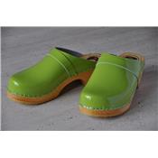 Lime patented clogs